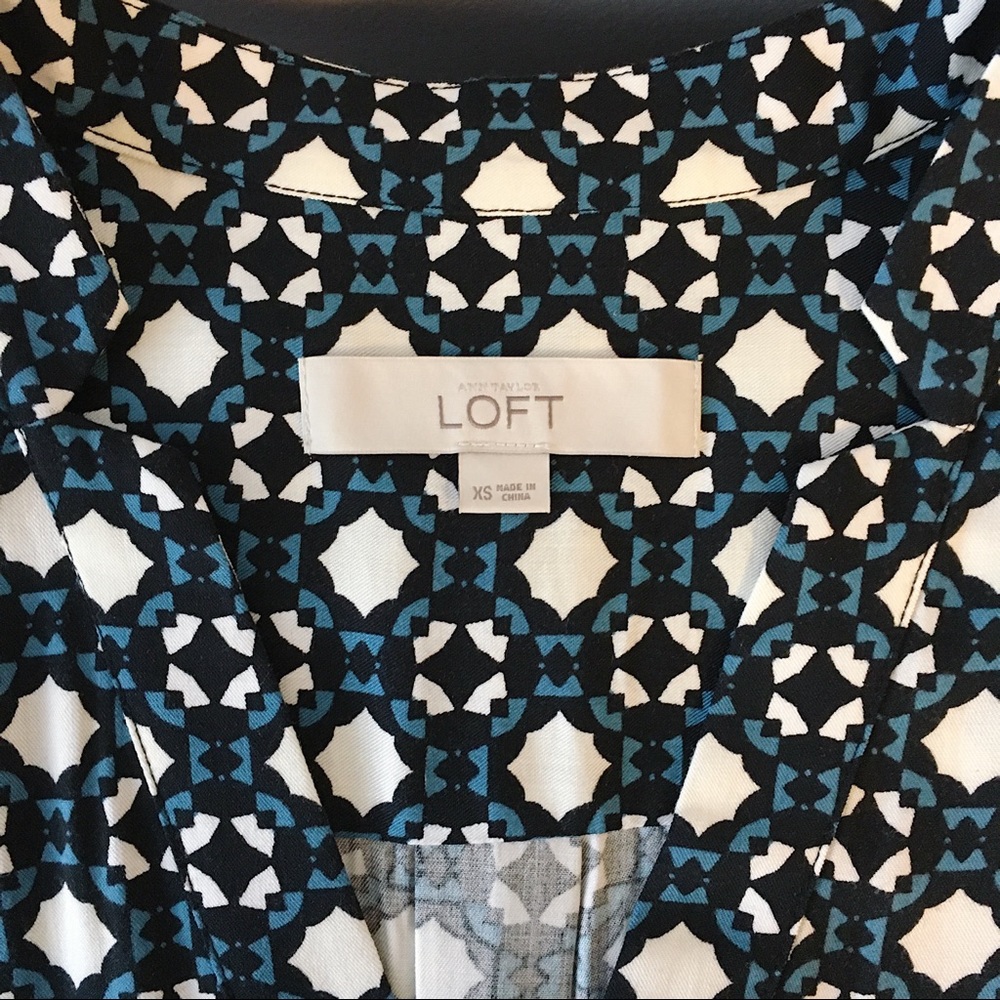 LOFT Patterned Dress - Picture 8 of 9